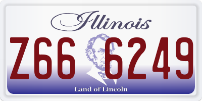 IL license plate Z666249
