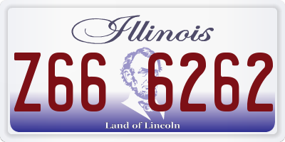 IL license plate Z666262