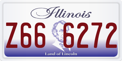 IL license plate Z666272
