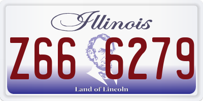 IL license plate Z666279