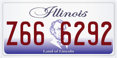 IL license plate Z666292