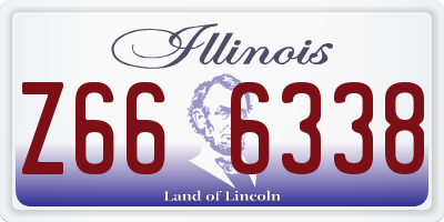 IL license plate Z666338
