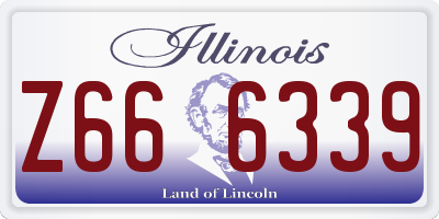 IL license plate Z666339