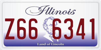 IL license plate Z666341