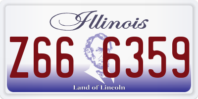 IL license plate Z666359