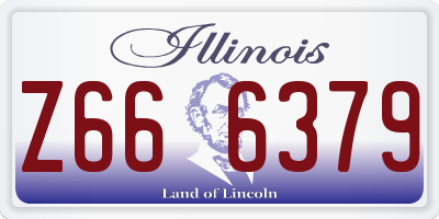 IL license plate Z666379