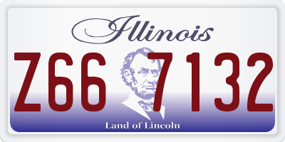 IL license plate Z667132