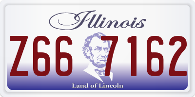 IL license plate Z667162