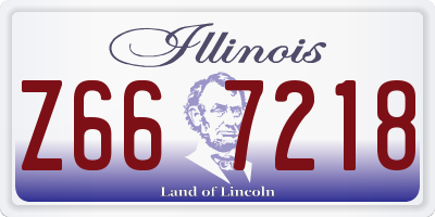 IL license plate Z667218