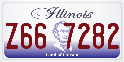 IL license plate Z667282