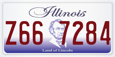 IL license plate Z667284