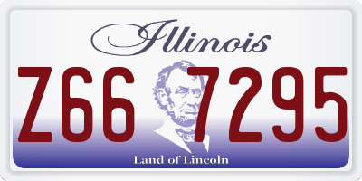 IL license plate Z667295