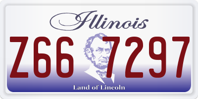 IL license plate Z667297