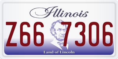 IL license plate Z667306