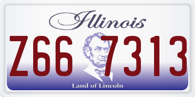 IL license plate Z667313