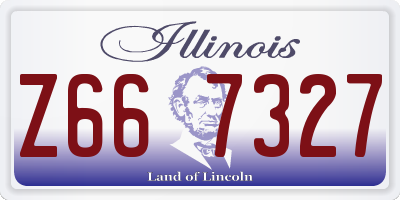IL license plate Z667327