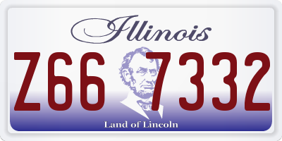 IL license plate Z667332