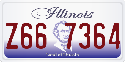 IL license plate Z667364