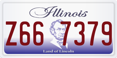 IL license plate Z667379
