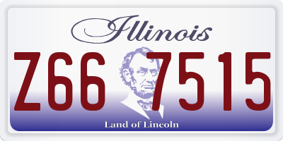 IL license plate Z667515
