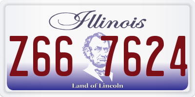 IL license plate Z667624