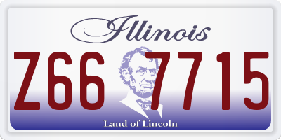 IL license plate Z667715