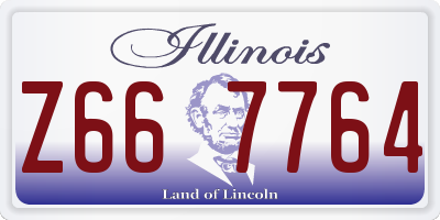 IL license plate Z667764