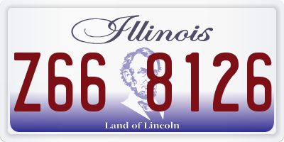 IL license plate Z668126
