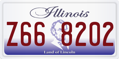 IL license plate Z668202