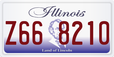 IL license plate Z668210