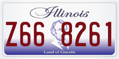 IL license plate Z668261