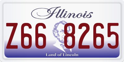 IL license plate Z668265