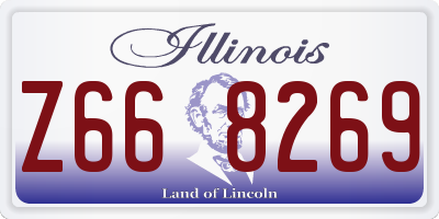 IL license plate Z668269