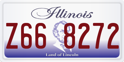 IL license plate Z668272