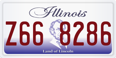 IL license plate Z668286