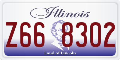 IL license plate Z668302