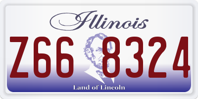 IL license plate Z668324