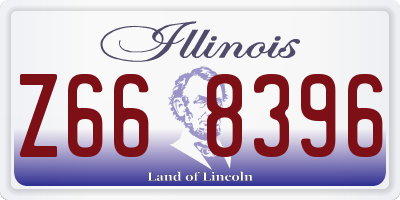 IL license plate Z668396