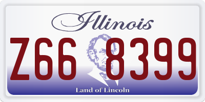 IL license plate Z668399