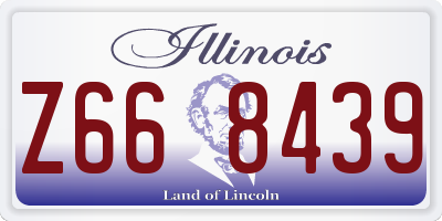 IL license plate Z668439
