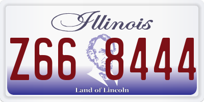 IL license plate Z668444
