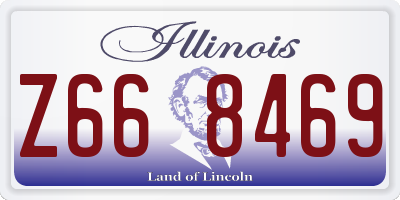 IL license plate Z668469