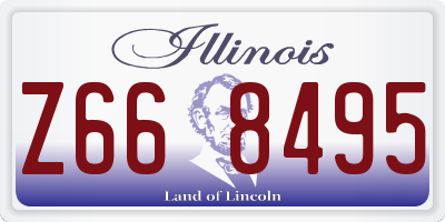 IL license plate Z668495