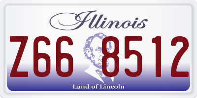 IL license plate Z668512