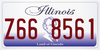 IL license plate Z668561