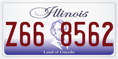 IL license plate Z668562