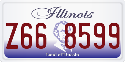IL license plate Z668599