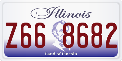 IL license plate Z668682