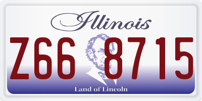 IL license plate Z668715