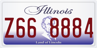 IL license plate Z668884